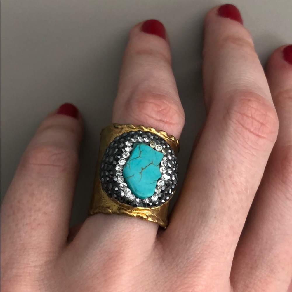 Turquoise Gold Ring